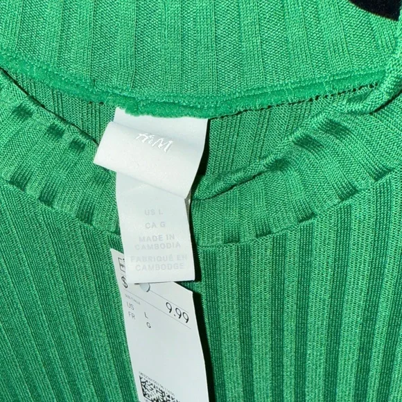 Green Ribbed Shirt - Picture 5 of 6